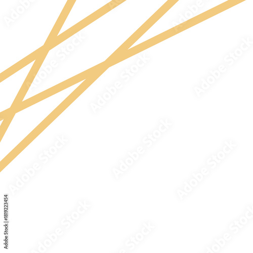 Golden Corner Line Accent