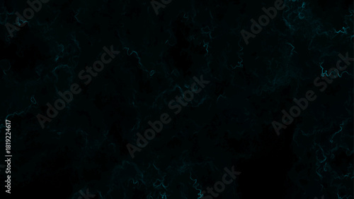 Abstract Ultra-Dark Deep Teal Smoke Texture with Black Background with Cyan Plasma Veins for Sci-Fi, Futuristic & Cinematic Design