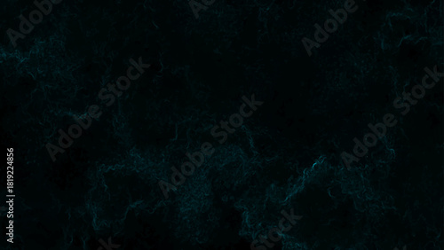 Abstract Ultra-Dark Deep Teal Smoke Texture with Black Background with Cyan Plasma Veins for Sci-Fi, Futuristic & Cinematic Design