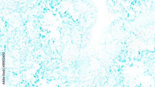 Abstract Bright Aqua Blue Grunge Texture With High-Key Cyan Watercolor Background with Frosty Ice & Chalk Effects for Clean Summer & Wintry Design