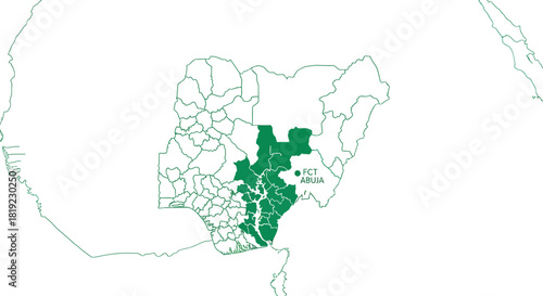 Map highlighting the Niger Delta region of Nigeria, showing states and location.