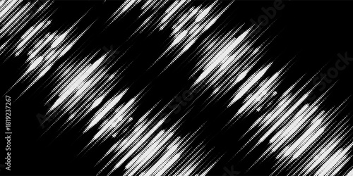 Black and White Grunge Dust Messy Background. Easy To Create Abstract Vintage, Dotted, Scratched Effect With Grain And Noise. Aged Design Element. Black and White Vector