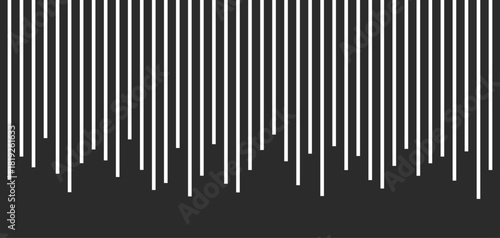 たくさんのガーンを表す上から垂れている線のイラスト