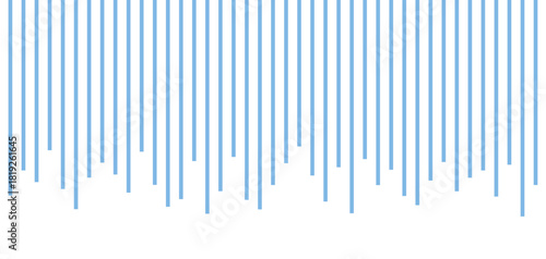 たくさんのガーンを表す上から垂れている線のイラスト