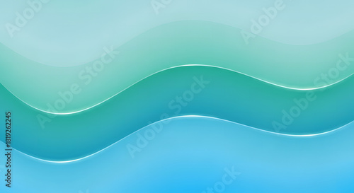 Abstract Oceanic Layers: A tranquil and minimalist composition of overlapping, undulating waves, creating a sense of depth and the calm of the sea