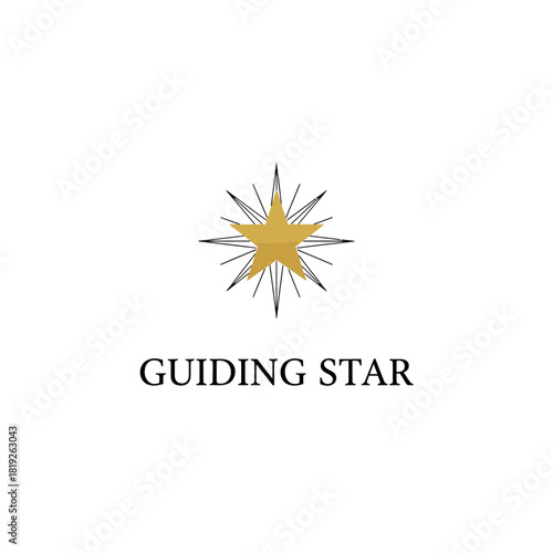 Minimalist Guiding Star Logo