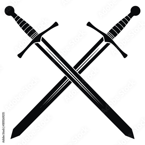 two crossed swords