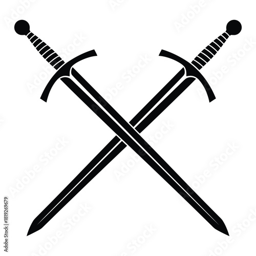 two crossed swords