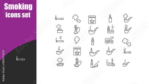 Smoking  icons