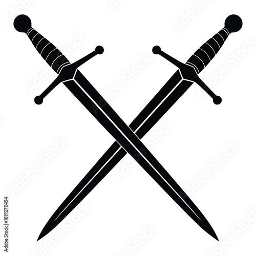 two crossed swords