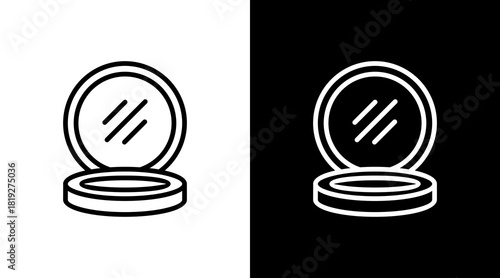 Compact  White Icon Set Design