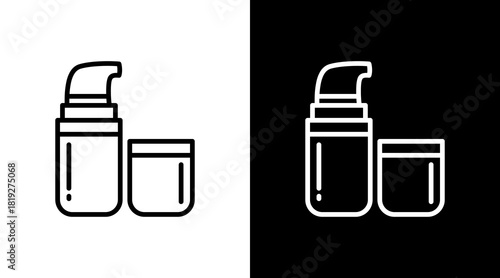 Foundation  White Icon Set Design