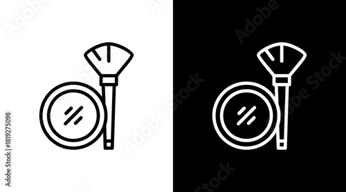 Blush  White Icon Set Design