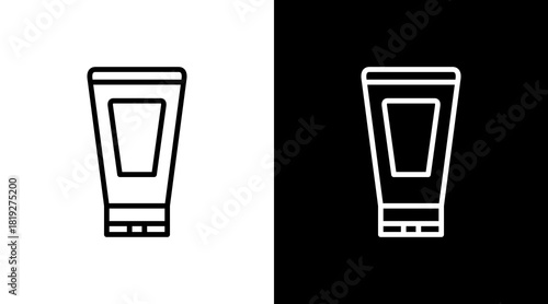 Facewash  White Icon Set Design