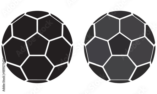 Sports Ball Icons – Black and White Baseball, Soccer, and Basketball Silhouette Set