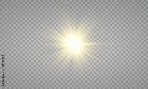Vector transparent sunlight special lens flare light effect. Stock royalty free vector illustration. PNG