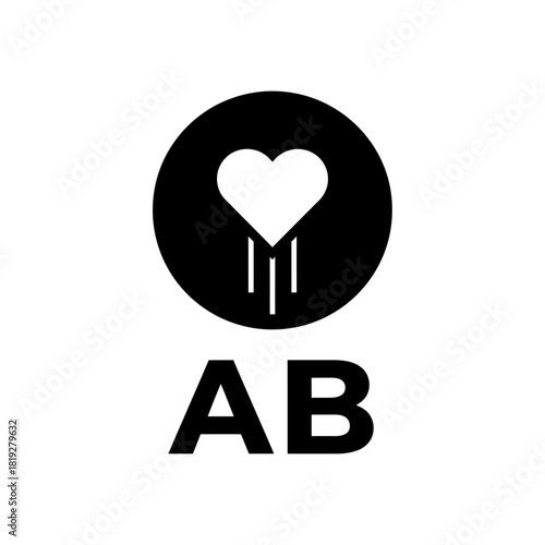 Letters suspended inside a broken heart frame