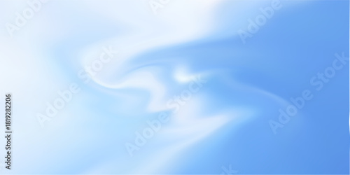 Winter Blue Gradient Background. Christmas blue white snowy landscape bg. Fluid wave soft transitions. vector eps10