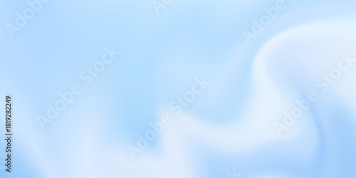 Winter Blue Gradient Background. Christmas blue white snowy landscape bg. Fluid wave soft transitions. vector eps10