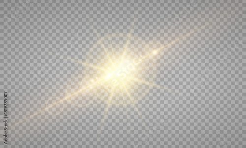 Vector transparent sunlight special lens flare light effect. Stock royalty free vector illustration. PNG