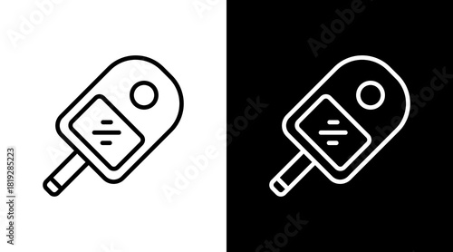 Digital Glucometer  White Icon Set Design