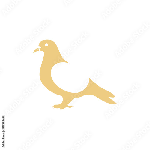 create a vector style simple pegon white background.
