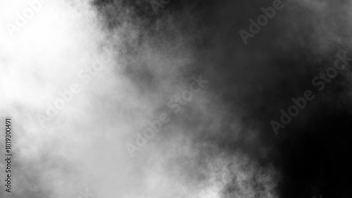 smoke on black background