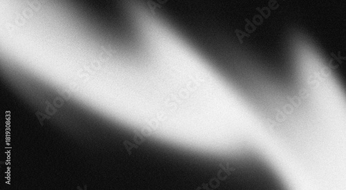 Black white gradient abstract background with rough grainy noise texture and smooth glowing abstract banner backdrop poster header web design