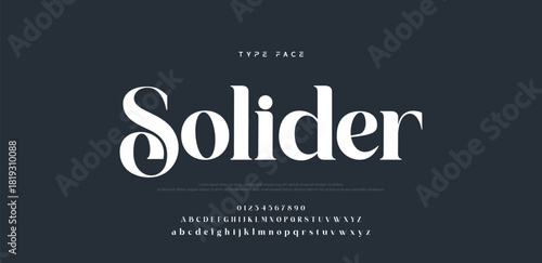 Elegant logo modern luxury alphabet font.  Typography elegant style alphabet fonts for beauty shop, decoration, business, boutique, fashion, brand, wedding, vintage design. vector illustration