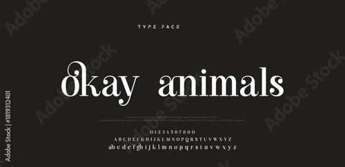 Elegant logo modern luxury alphabet font.  Typography elegant style alphabet fonts for beauty shop, decoration, business, boutique, fashion, brand, wedding, vintage design. vector illustration