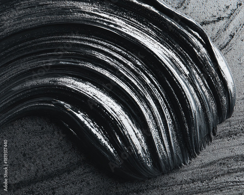 Smooth-stroke 2026 ink banner with reflective fine detail