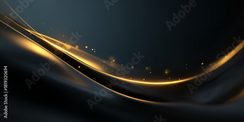 Soft-tone 2026 black stroke banner with subtle festive glow