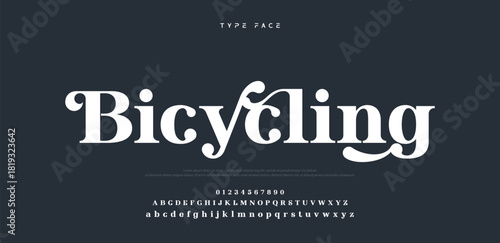 Beauty Luxury font alphabet logo. Typography beautiful fashion elegant classic letters serif italic fonts decorative wedding vintage blossom logos. vector illustration