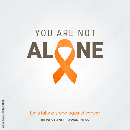 Conquer Kidney Cancer Vector Background Posters