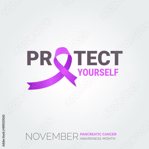 Crafting a Cure. Vector Background Pancreatic Cancer Initiative