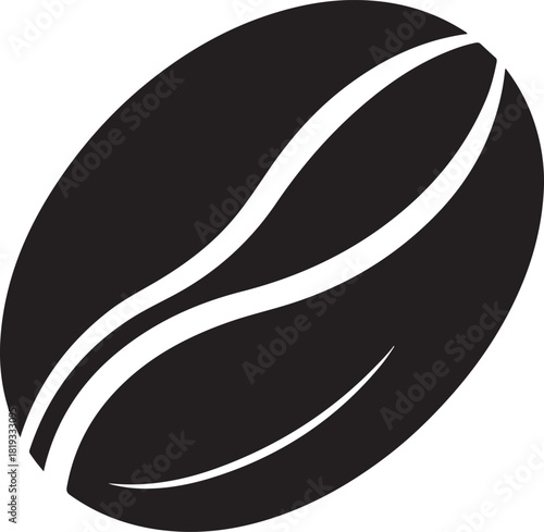 vector illustration of a black and white volleyball black silhouette isolate icon 