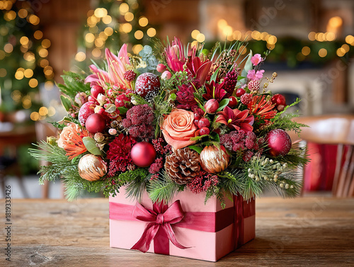 a festive Christmas flower ...