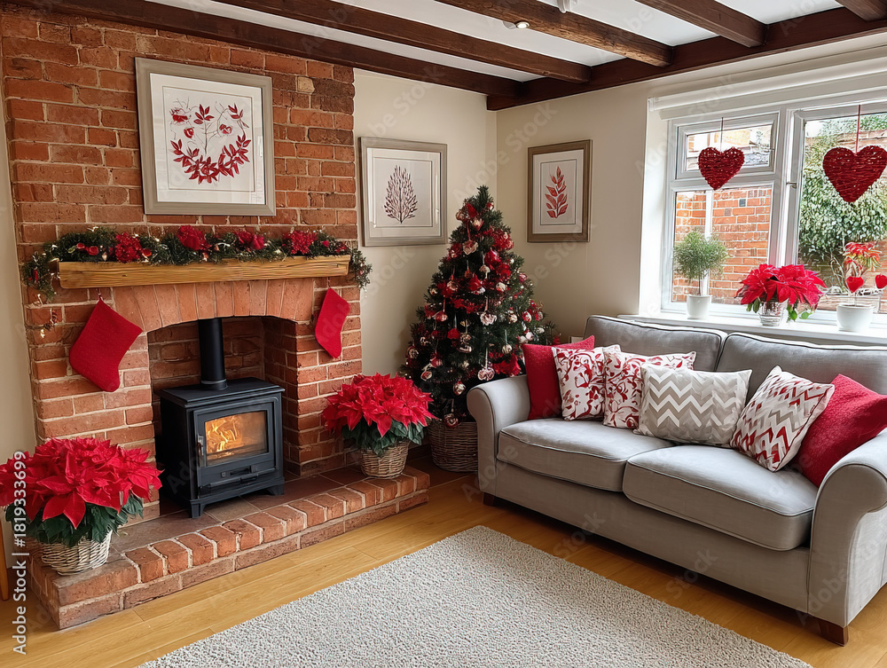 Naklejka premium a quirky Christmas in August