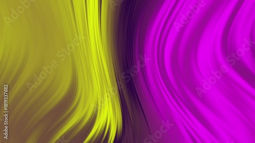 Abstract swirls of yellow purple and magenta forming a mesmerizing background