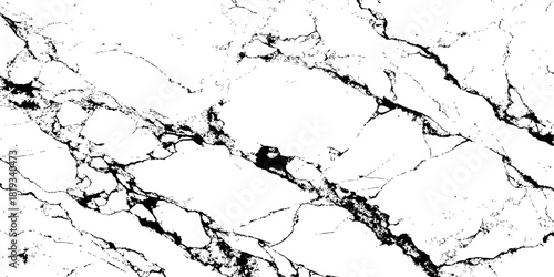 Elegant white marble texture with bold black veins, high-resolution natural stone background, perfect for luxury interior design, countertops, tiles, and architectural surfaces.