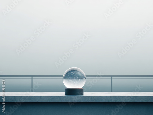 empty snow globe