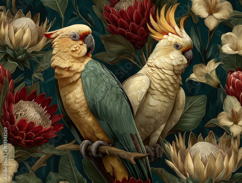 Exotic pattern background