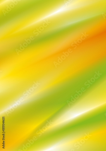 Orange green smooth blurred abstract background