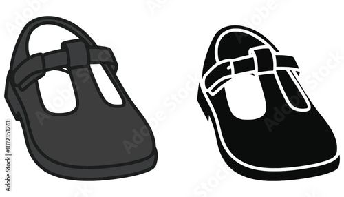 Buy girls school shoes black mary jane style footwear online now