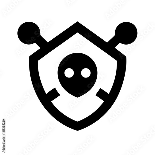 ALIEN SHIELD NODE ICON SET – Sci-Fi, Defense, Protection, Energy, Technology, Network, Barrier