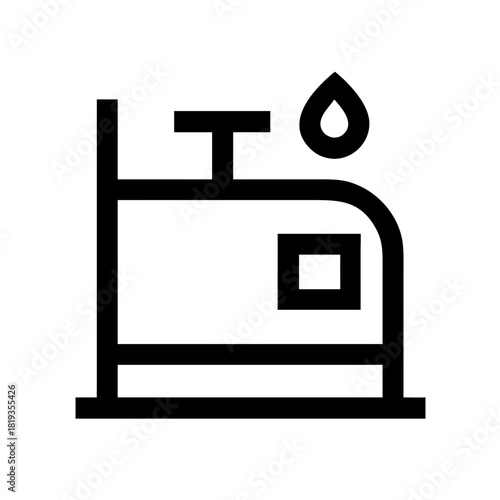 Gas Text Icon Set – Energy, Fuel, Power, Industrial, Digital, Tech, Pipeline Solutions