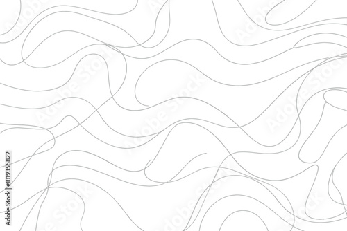 Abstract white background with subtle gray wavy lines