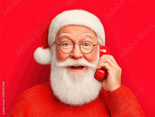 Santa calling on the phone