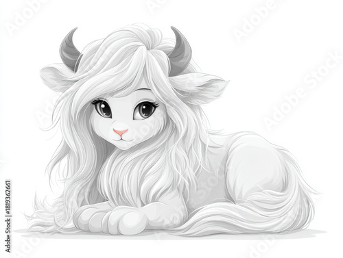 snow lion mythical creature