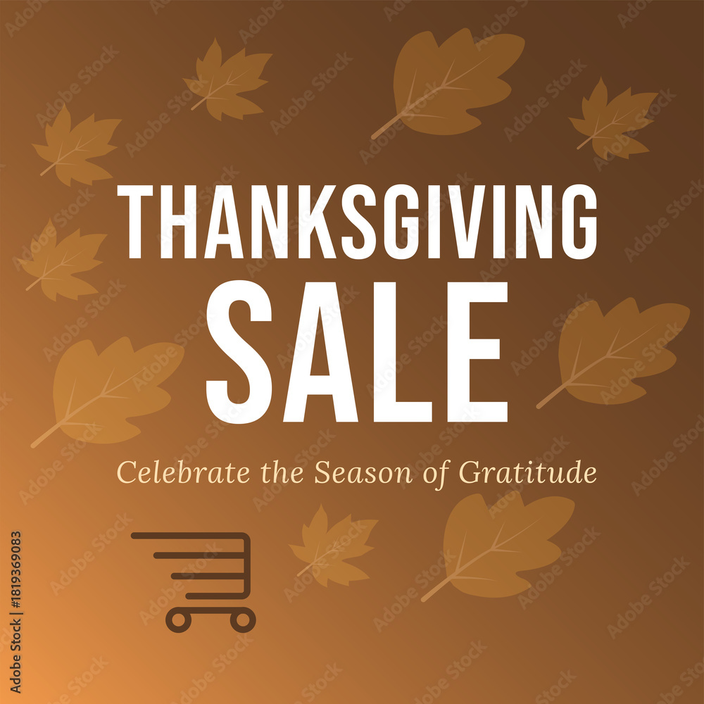 Obraz premium Thanksgiving Season Sale Special Offers